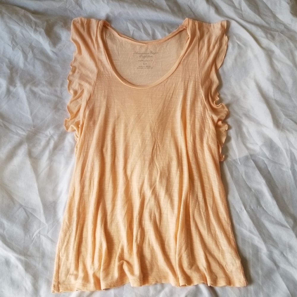 American Eagle Ruffled "Festival T" size Small